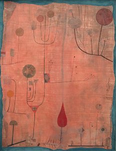 Klee - Früchte auf Rot PA291134