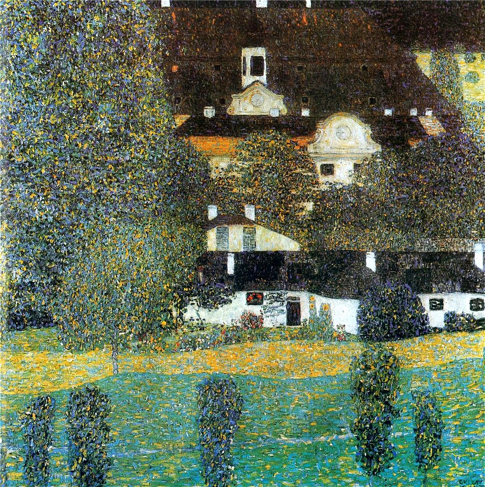 Klimt - Schloss Kammer on the Attersee, II, 1909