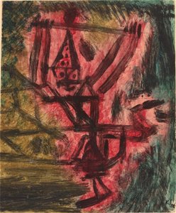 Klee fire clown (cropped)
