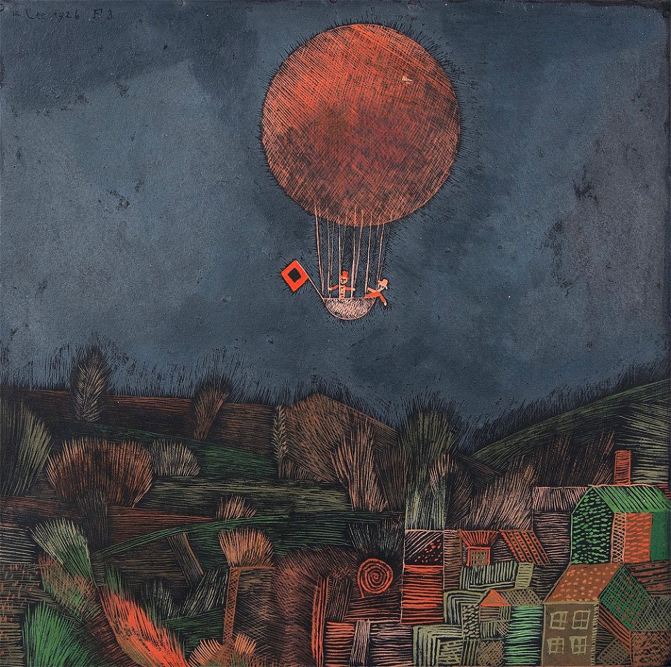 'Der Luftballon' by Paul Klee, 1926