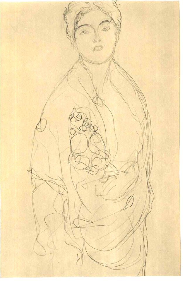 Klimt - Stehende etwas nach rechts