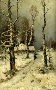 Klever Heimkehr im Winter 1903