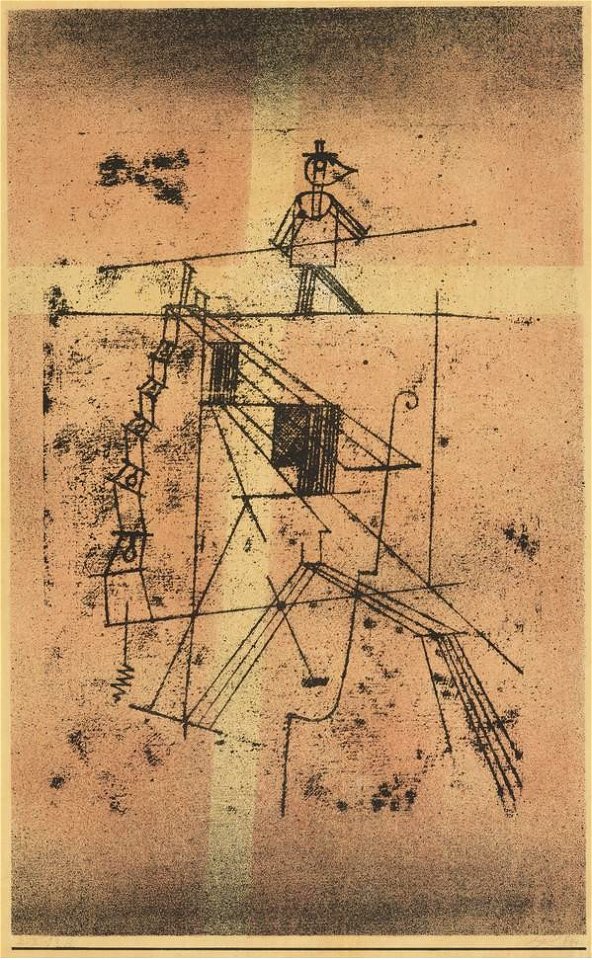 Klee tightrope walker