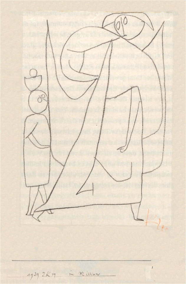 Paul Klee ~ in Mission ~ 1939