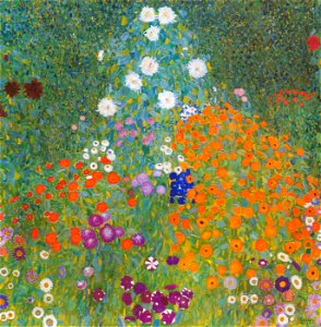 Klimt bauerngarten. Free illustration for personal and commercial use.