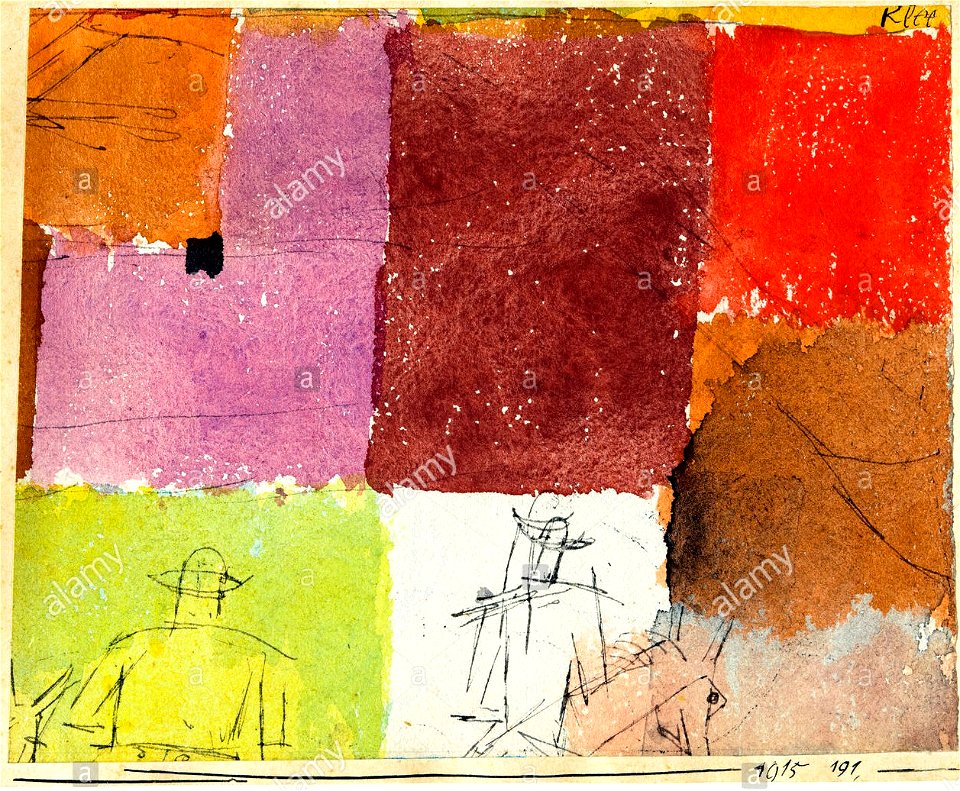 Klee Composition with Figures