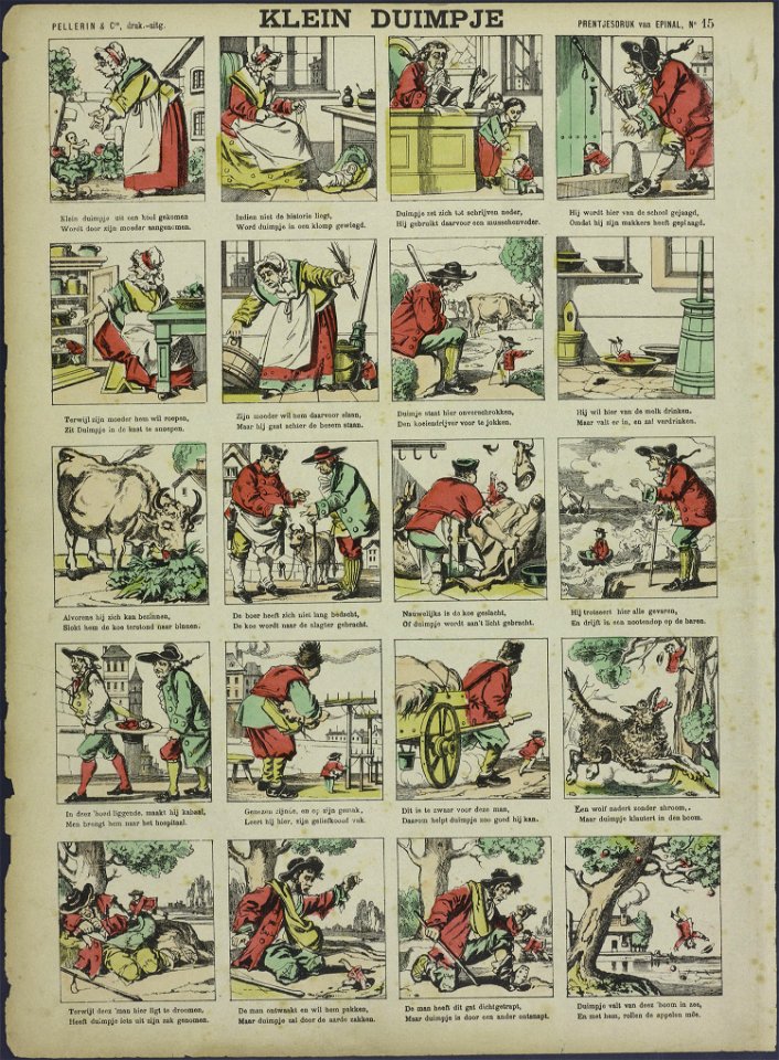 Klein Duimpje-Catchpenny print-Borms 0104