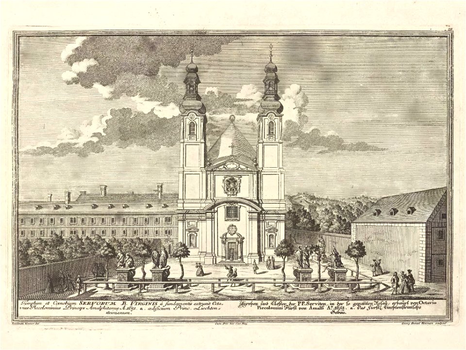 Kleiner Servitenkirche Wien 1724