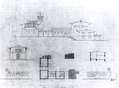 Klein-Glienicke Wirtschaftshof Persius 1843-44