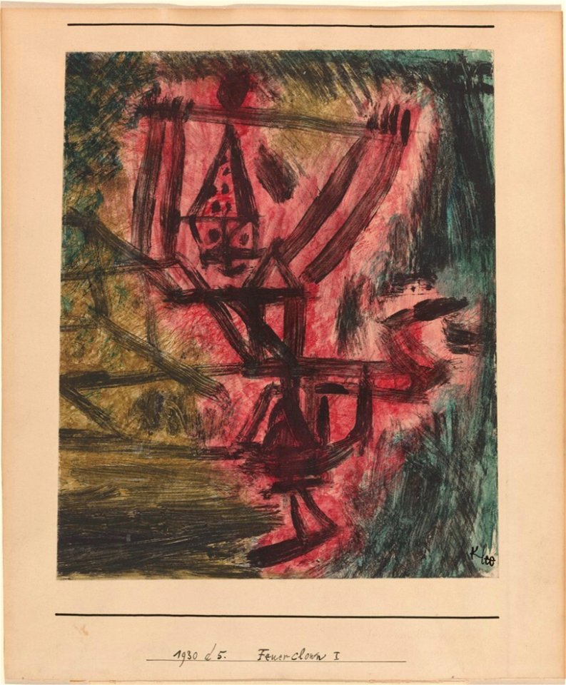 Klee fire clown