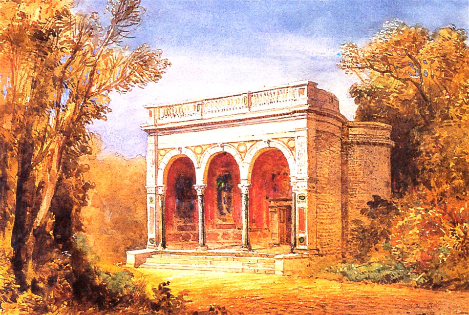 Klein-Glienicke Böttcherberg Loggia Alexandra Schnee 1874