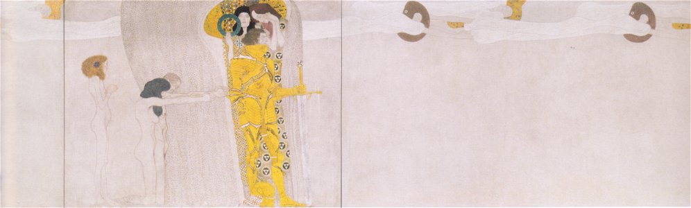 Klimt - Bethovenfries - linke Seitenwand - Ausschnitt2
