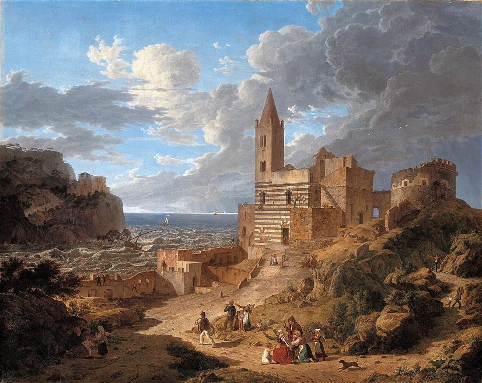 Leo von Klenze - Porto Venere am Golf von La Spezia - 15259 - Bavarian State Painting Collections