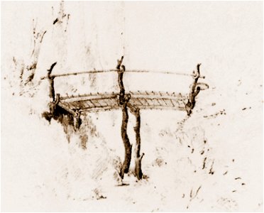 Klein-Glienicke Erlenschlucht kleine Knüppelholzbrücke