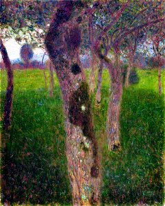 Klimt - Orchard in the Evening, 1898