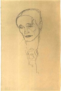 Klimt - Kopfstudie einer alten Frau