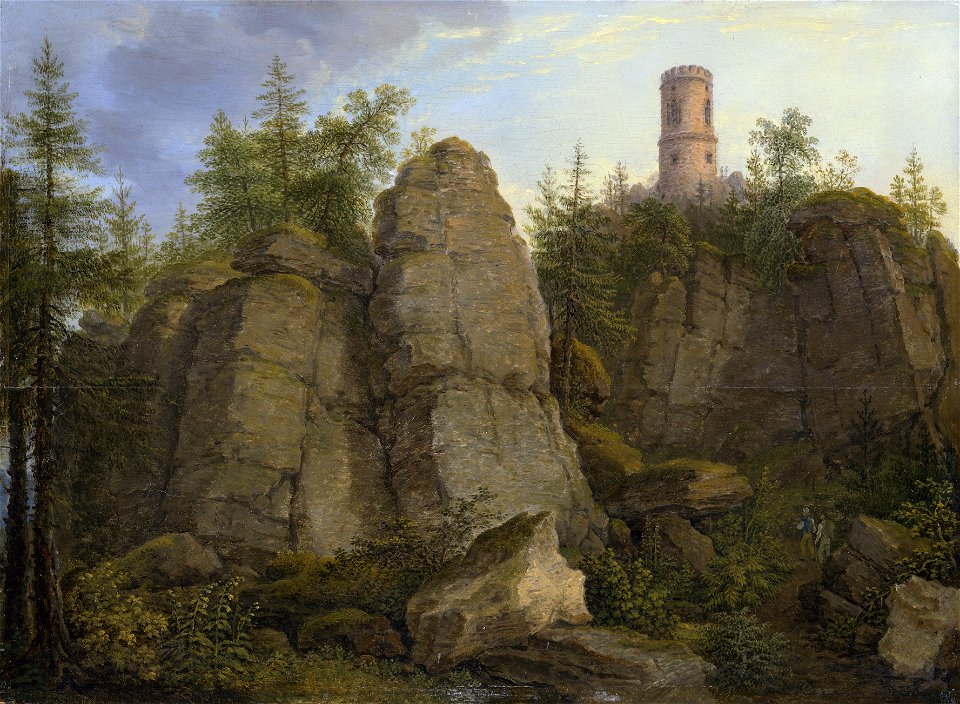 Johann Christian Klengel - Klingstein bei Aussig