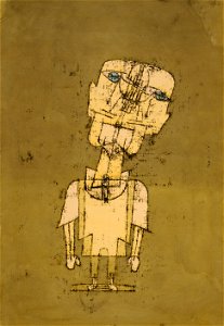 Paul Klee - Gespenst eines Genies (Ghost of a Genius) - Google Art Project. Free illustration for personal and commercial use.