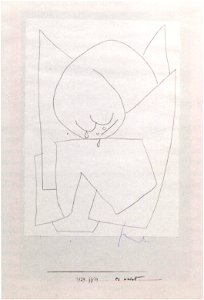 Paul Klee ~ es weint ~ 1939