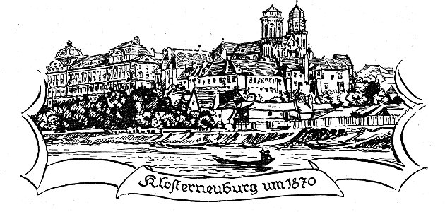 Klosterneuburg um 1870 1924 dgE