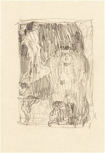Klimt - Die Squinx mit dem Wissen, Erdkugel, Liebespaar, alter verzweifelter Mann