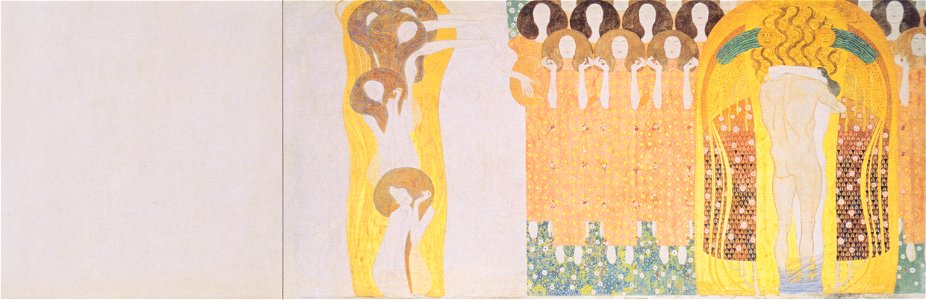 Klimt - Bethovenfries - Rechte Seitenwand2