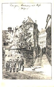 Klosterberg mit Stift (Zeichn AK 1081 F Schimpf nach 1905)