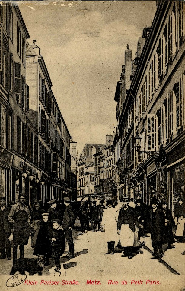 Kleine Pariserstrasse. Metz. Rue du Petit Paris FIC MUT 0818