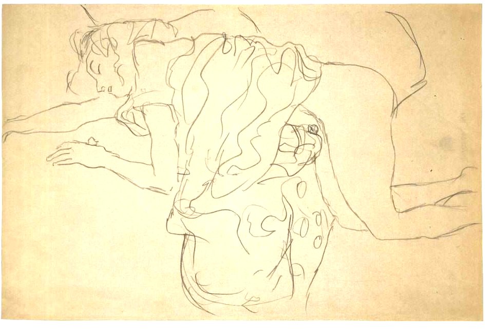Klimt - Knieender Halbtakt nach links