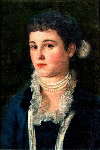 Klimt - Klara Klimt, circa 1880