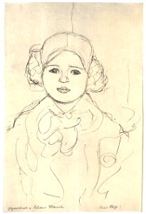 Klimt - Mädchenstudie von vorne