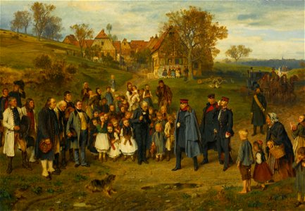 Ludwig Knaus - Hoheit auf Reisen (1867)