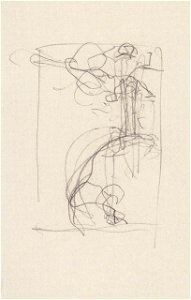 Klimt - Justitia mit gezücktem Schwert auf erhöhtem Standpunkt - 1898