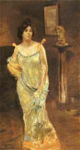 Bildnis Elsa Asenijeff im Abendkleid