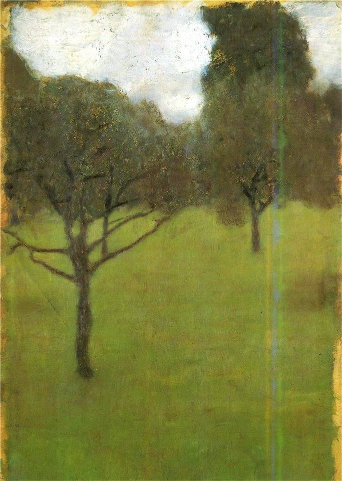Klimt - Orchard, 1896