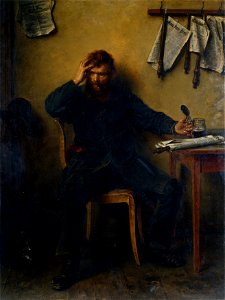 Ludwig Knaus - Der Unzufriedene (1877)