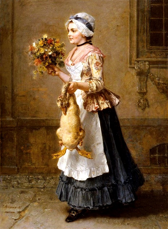 Ludwig Knaus - Glückwünsche (1877)
