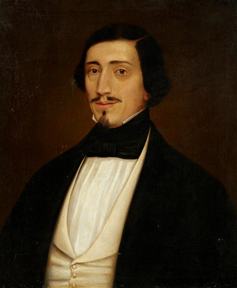 Ludwig Knaus - Selbstporträt (1858)