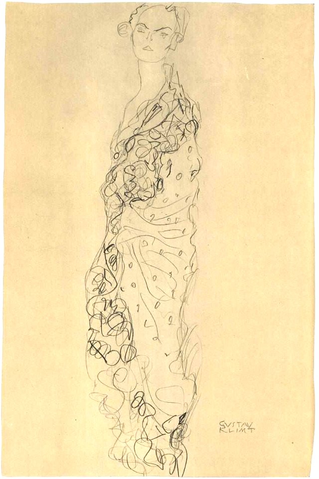 Klimt - Dame im Kimono