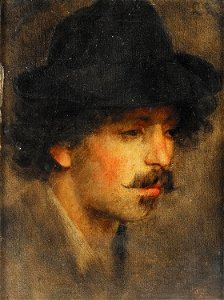 Ludwig Knaus - Porträtstudie eines jungen Herrn