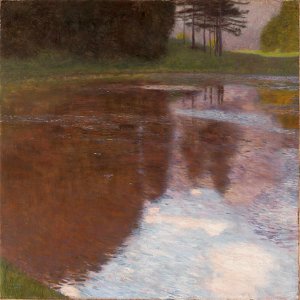 Gustav Klimt - Tranquil Pond (Egelsee near Golling, Salzburg) - Google Art Project