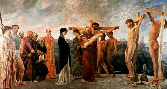 Max Klinger - Kreuzigung Christi (1890)