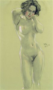 Max Klinger - Female Nude - Google Art Project