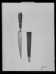 Kniv, s. k. puntilla med balja, Spanien , 1700-talet - Livrustkammaren - 79254