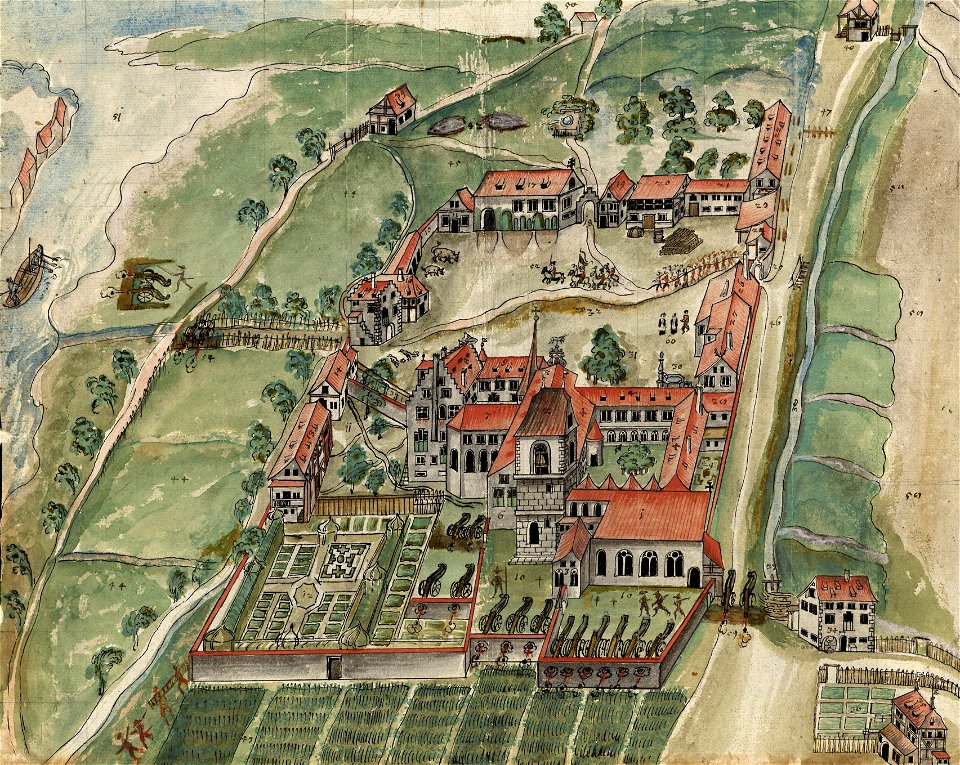 Kloster Kreuzlingen 1633 ohne Legende
