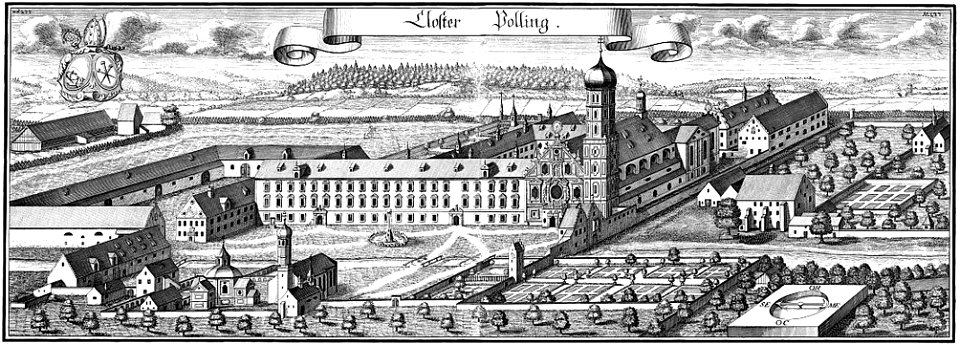 Kloster Polling, 1701, Michael Wening