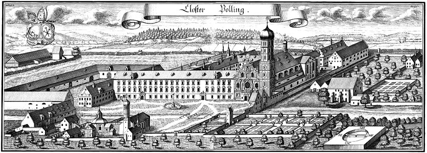 Kloster Polling, 1701, Michael Wening