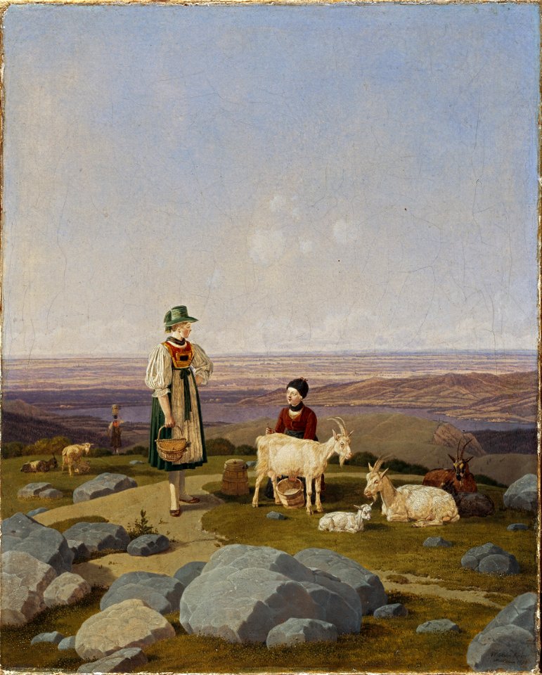 Kobell, Wilhelm von - On Gaisalm - Google Art Project