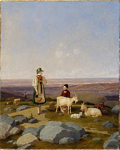 Kobell, Wilhelm von - On Gaisalm - Google Art Project