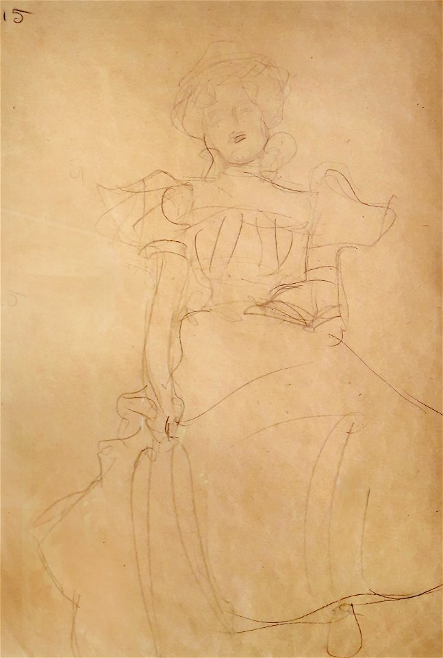 Klimt Studie Sonja Knips